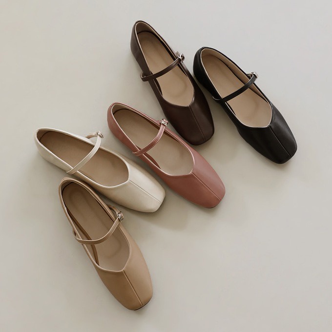 [SAPPUN] Melliji Maryjane Flats (1cm)