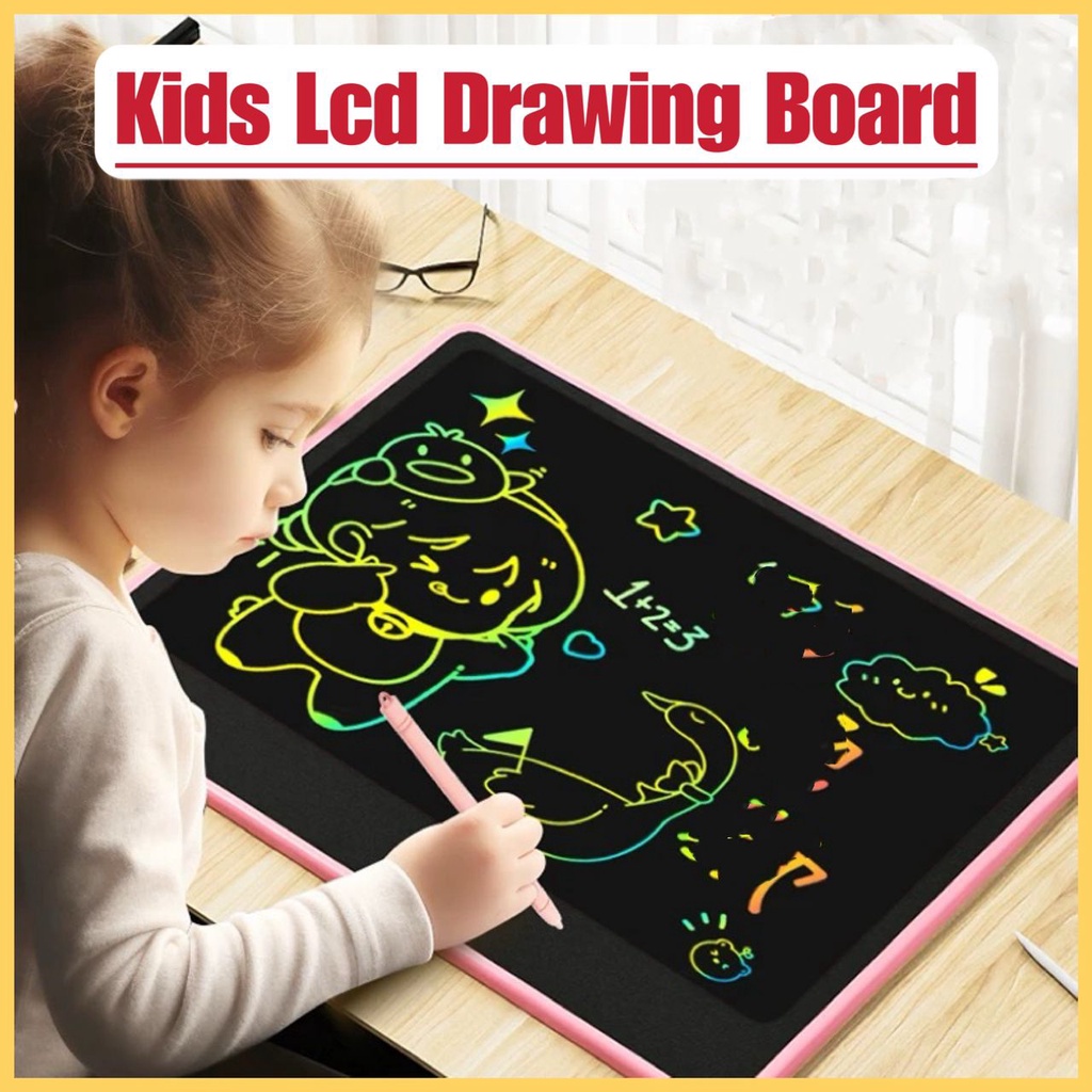 New Drawing Board 16' inch / 12' inch Kids LCD Writing Tablet Digital Drawing Graphics Kids Writing Tablet